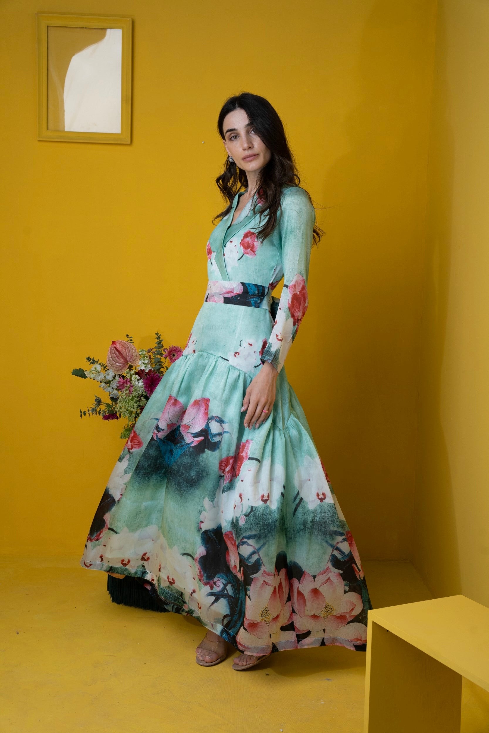 Floral Organza Dress - S & M only