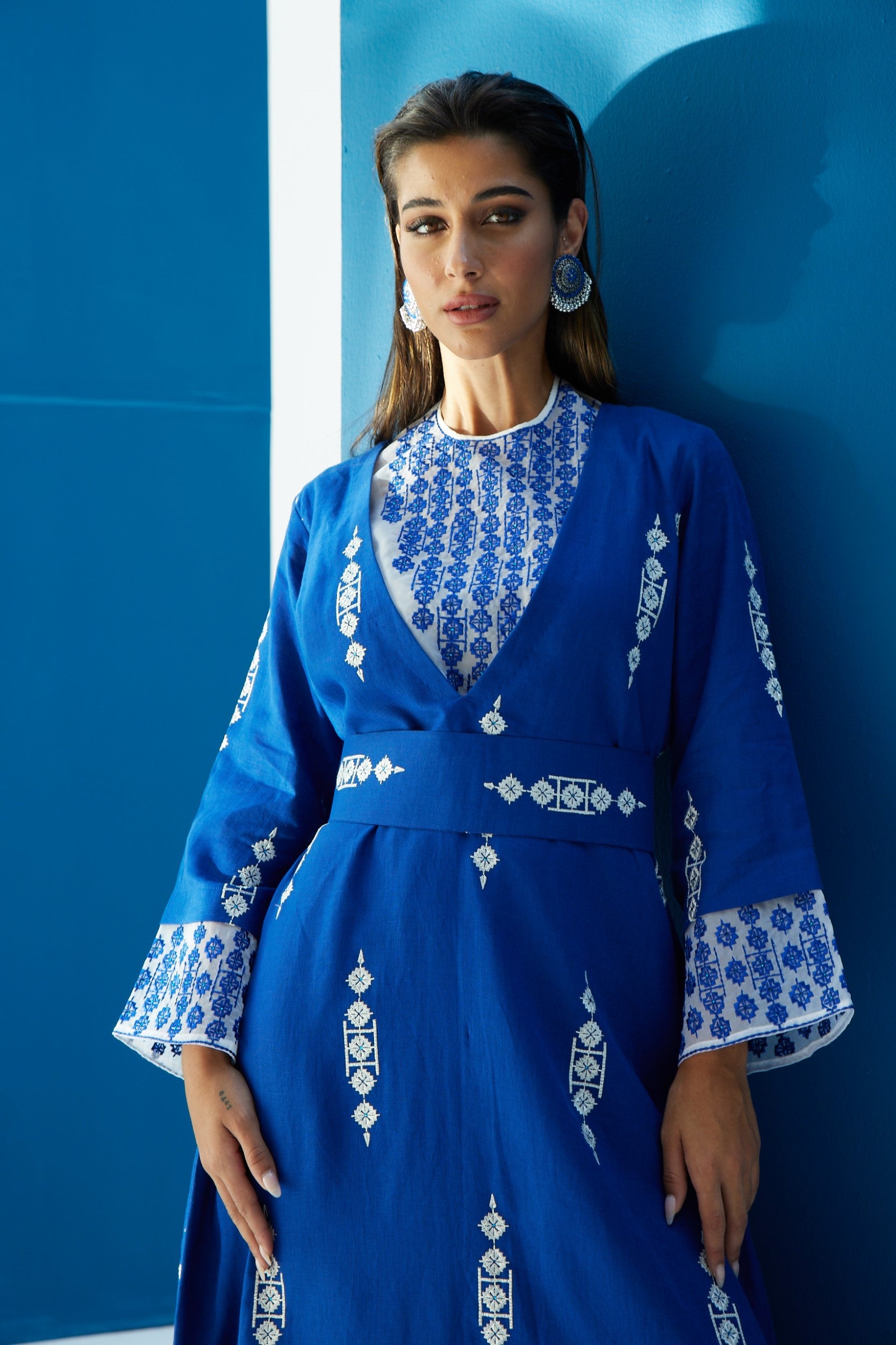 Navy Blue kaftan