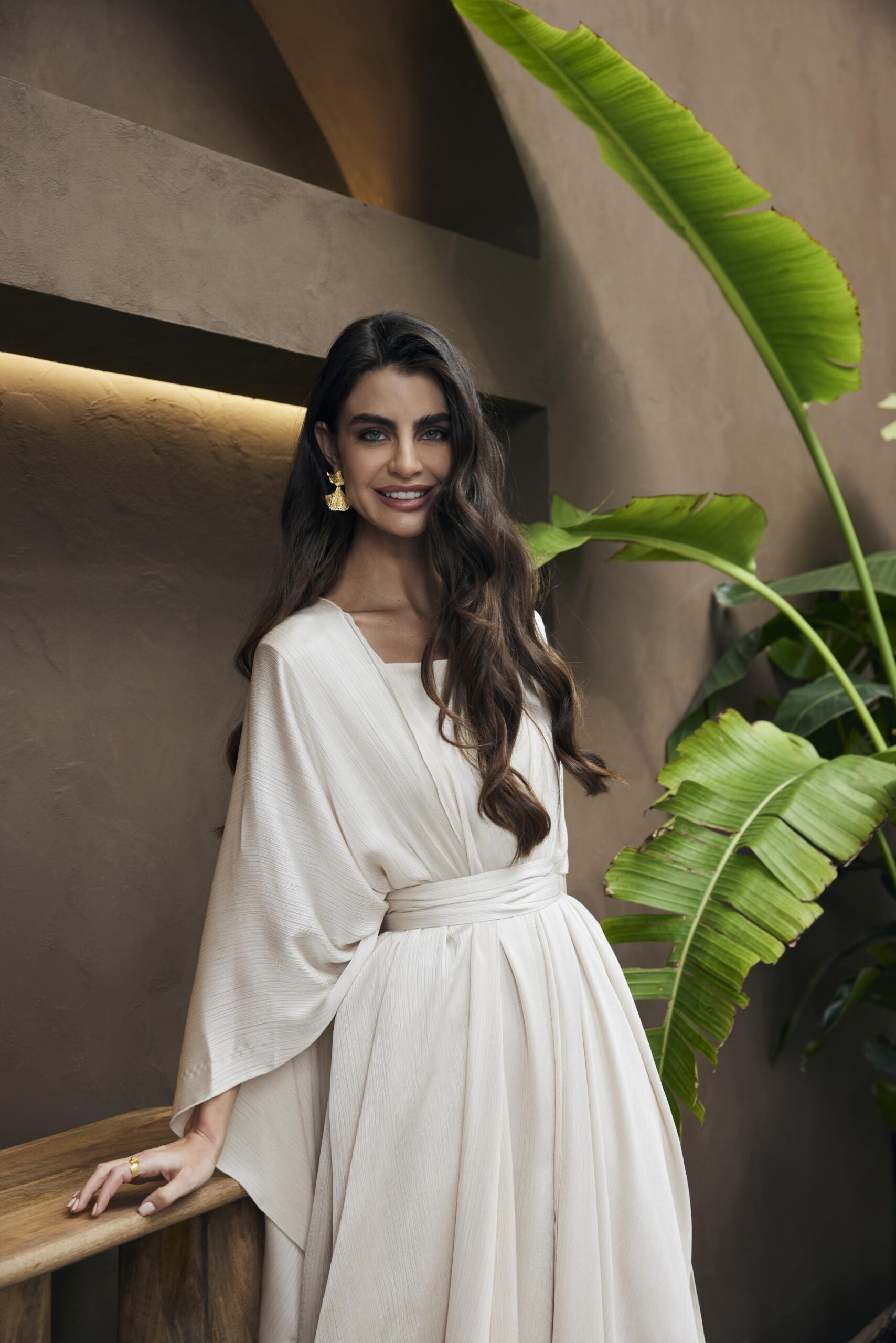 Signature Jumpsuit and cape in new fabric