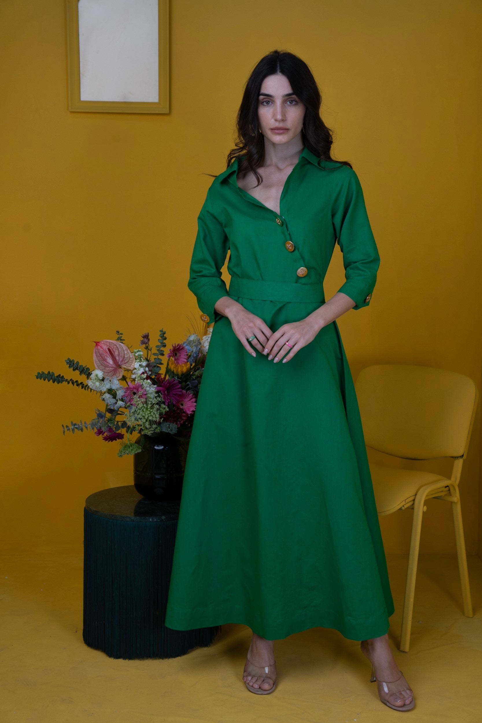 Green dress