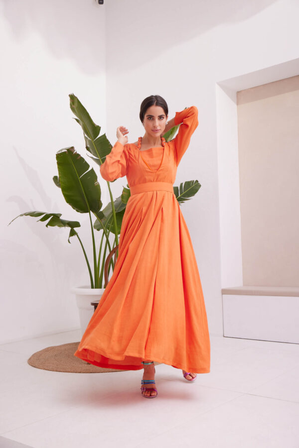 Orange dress